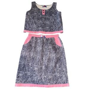 Y2K Off The Top Skirt & Top Woman’s Size M Surf Gear Outfit